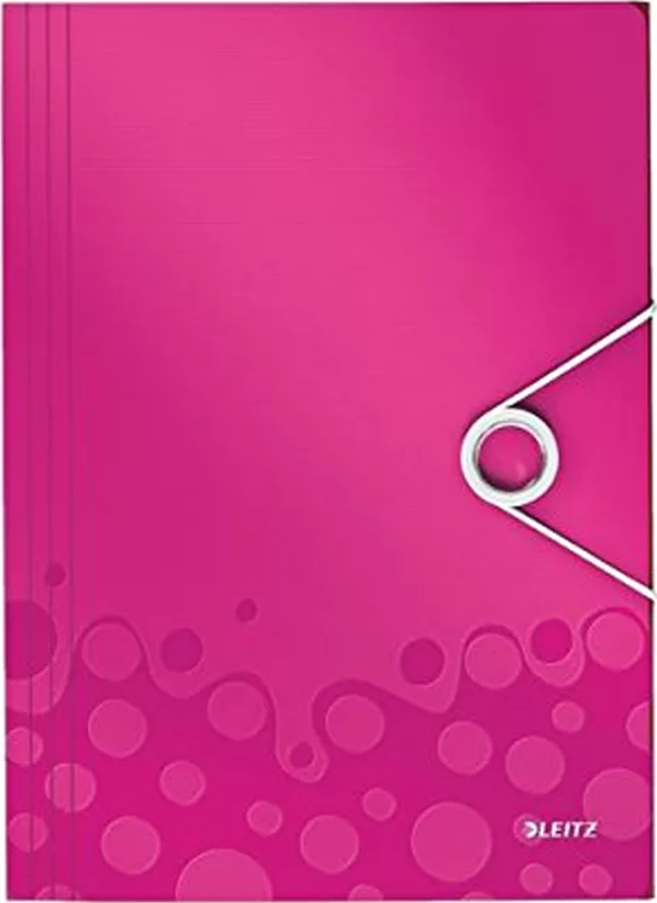 LEİTZ 4599 ACTİVE WOW İNCE LASTİKLİ DOSYA METALİK PEMBE - Image 1