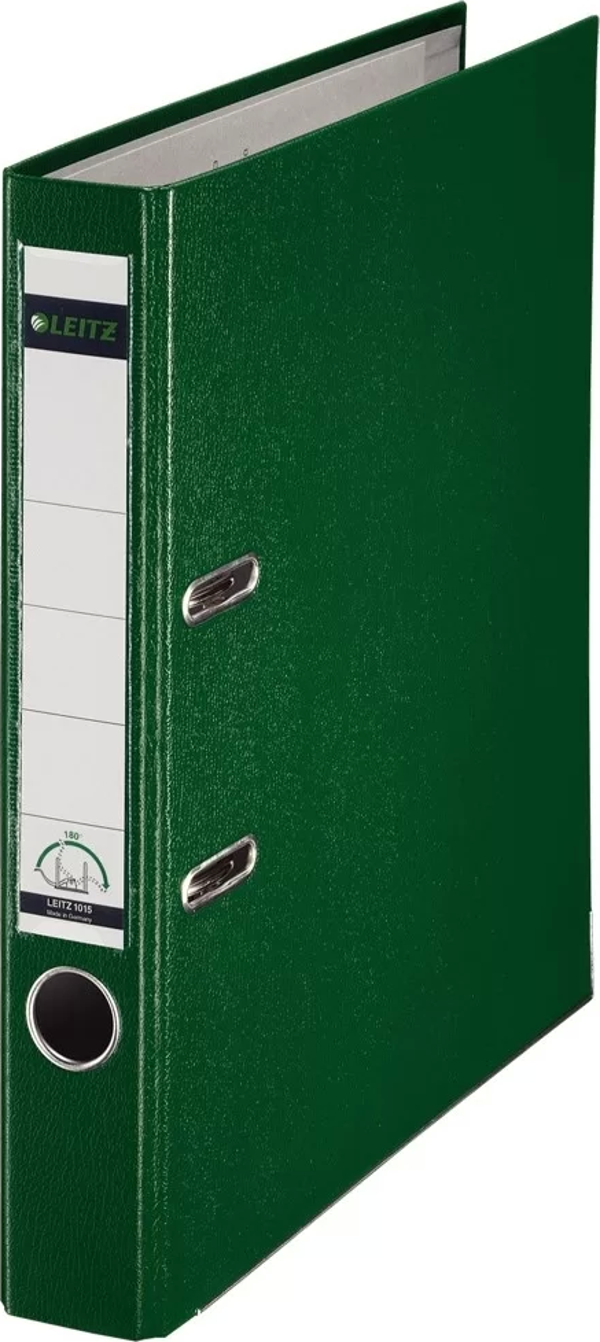 Leitz 1015 Yeşil Dar Plastik Klasör - Image 1