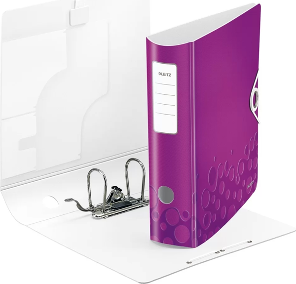 Leitz 1106 Active WOW Mor Lastikli Geniş Klasör - Image 1