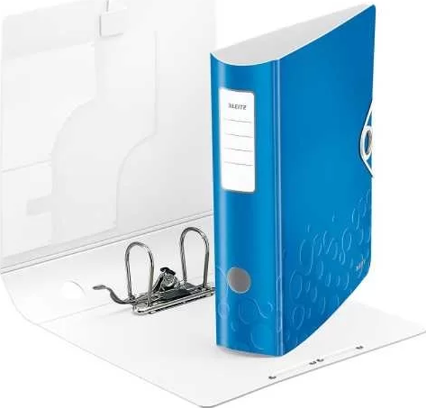 Leitz 1106 Active WOW Parlak Metalik Mavi Lüks Geniş Klasör - Image 1