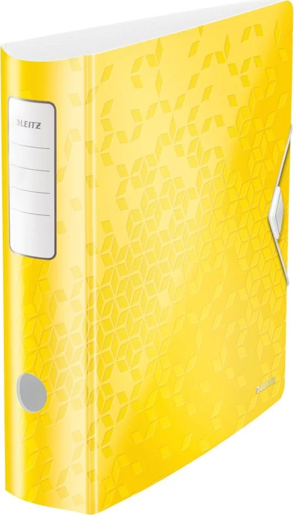 Leitz 1106 Active WOW Sarı Lastikli Geniş Klasör - Image 1