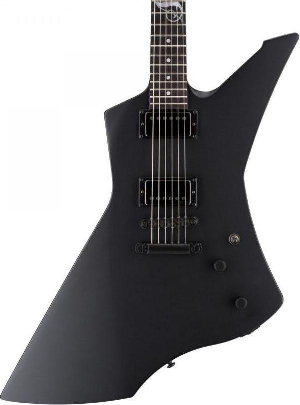 ESP LTD James Hetfield Signature Snakebyte Black Satin Elektro Gitar - Image 1