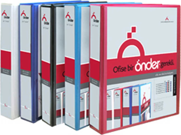 Önder Sırt 5 cm 2D Mekanizmalı Beyaz Firma Klasör - Image 1