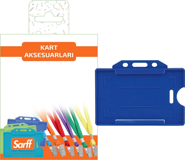 SARFF MAVİ KART KORUYUCU BLİSTER - 10ADET - Image 1