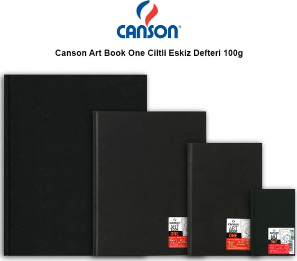 Canson Art Book One Ciltli Eskiz Defteri 100g 98 Yaprak - Image 1