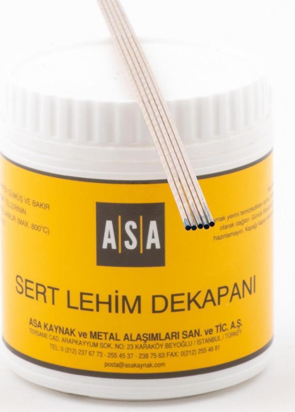 GÜMÜŞ KAYNAK DEKAPANI ASA-FLO (500 GR) + GÜMÜŞ KAYNAK TELİ %40 2 MM (5 ADET) - Image 1