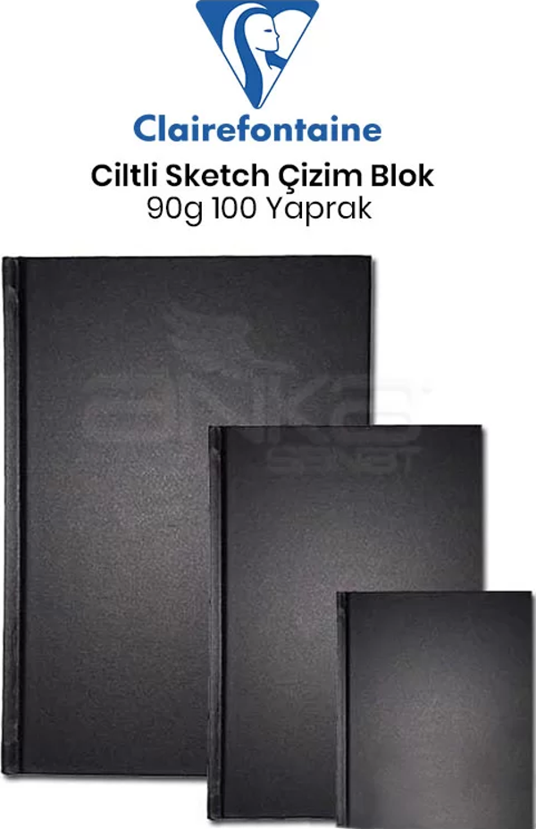 Clairefontaine Sketch Çizim Blok 90g 100 Yaprak - Image 1