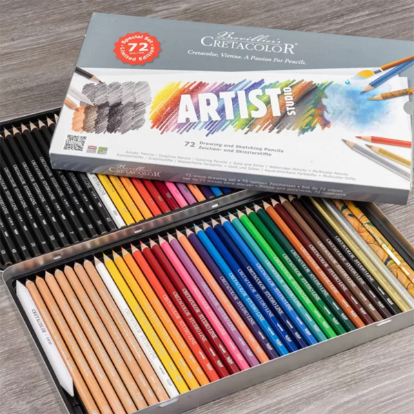 Cretacolor Artist Studio Limited Edition Çizim Seti Metal Kutu 72li 46572 - Image 1