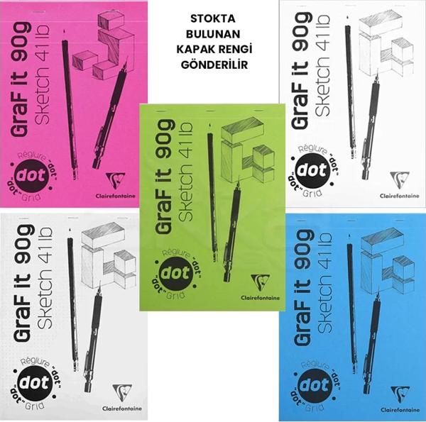 Clairefontaine Graf it Dot Noktalı Blok 90g 80 Yaprak - Image 1