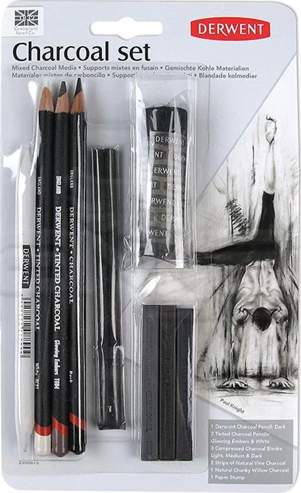 Derwent Charcoal Pencils Füzen Seti - Image 1