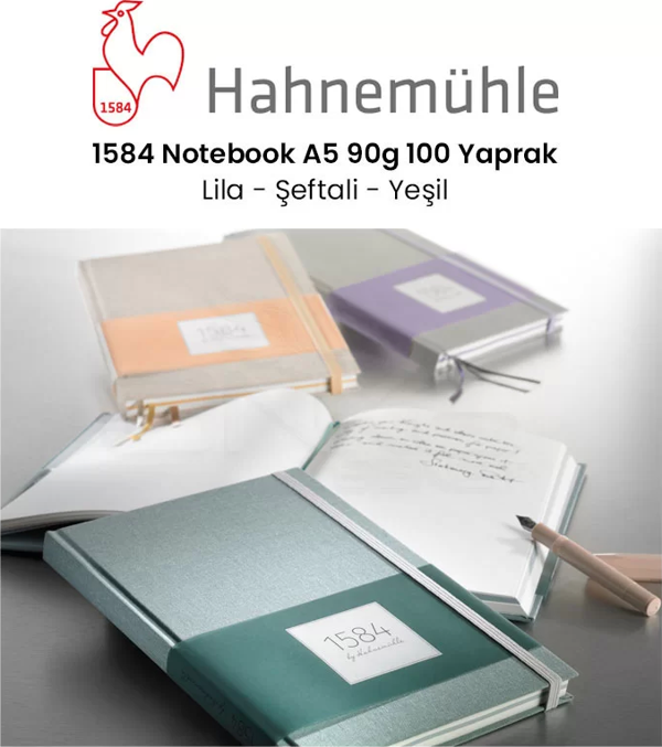 Hahnemühle 1584 Notebook A5 90g 100 Yaprak - Image 1
