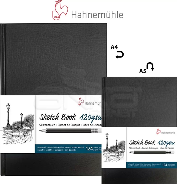 Hahnemühle Sketch Book 120g 64 Yaprak - Image 1