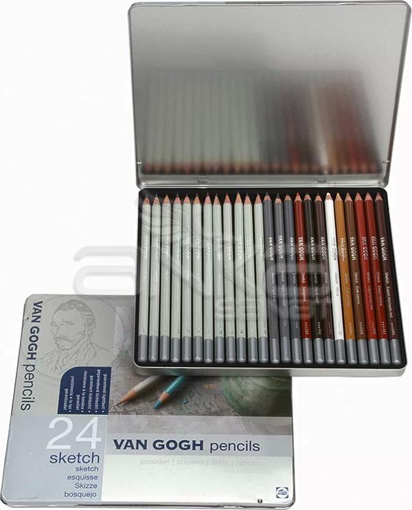 Van Gogh Sketch Pencils 24lü Set - Image 1
