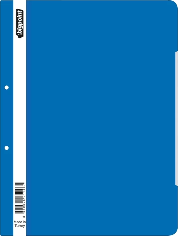 Bigpoint Plastik Mavi BP295 Telli Dosya (50 li Paket) - Image 1