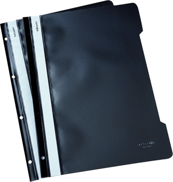 Esselte 4199 Siyah Plastik Telli Dosya (50 li Paket) - Image 1