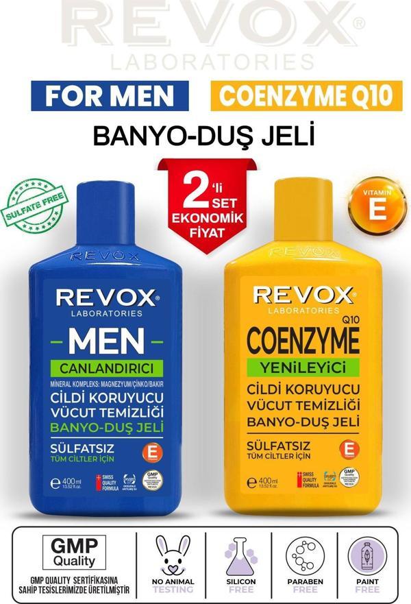 Revox Multi Mineral Complex Cildi Canlandırıcı + Coenzyme Q10 Cildi Yenileyici Duş Jeli Ekonomik Set - Image 1