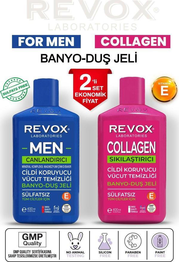 Revox Multi Mineral Complex Cildi Canlandırıcı+Collagen Sıkılaştırıcı Duş Jeli Ekonomik Set - Image 1