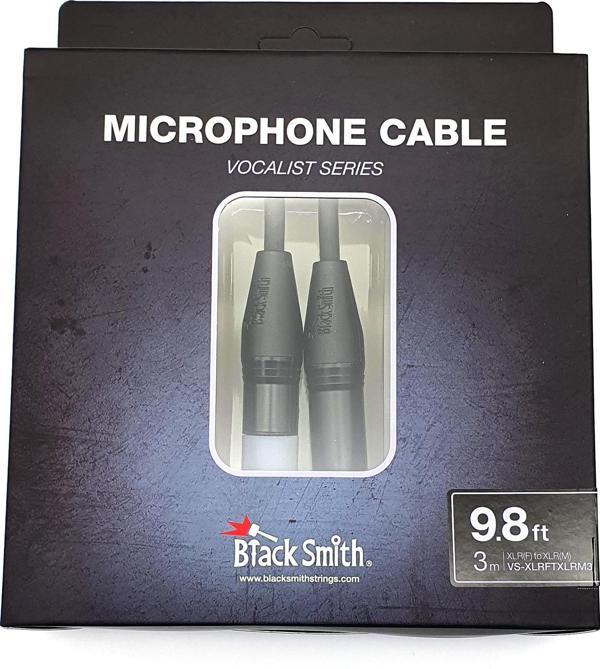 BLACKSMİTH VOCALIST SERIES MICROPHONE CABLE XLR(FEMALE) TO XLR(MALE) 3m - Image 1