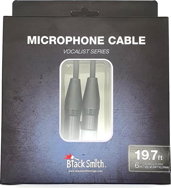 BLACKSMİTH VOCALIST SERIES MICROPHONE CABLE XLR(FEMALE) TO XLR(MALE) 6m - Image 1