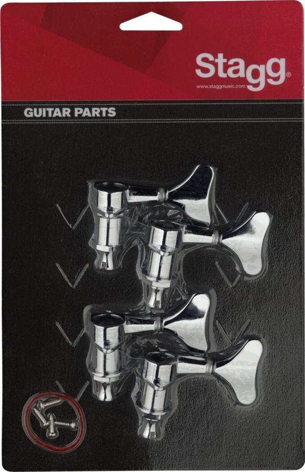 STAGG BAS GİTAR İÇİN ÜST KALİTE 4X1 BURGU TAKIMI KG443CR - Image 1