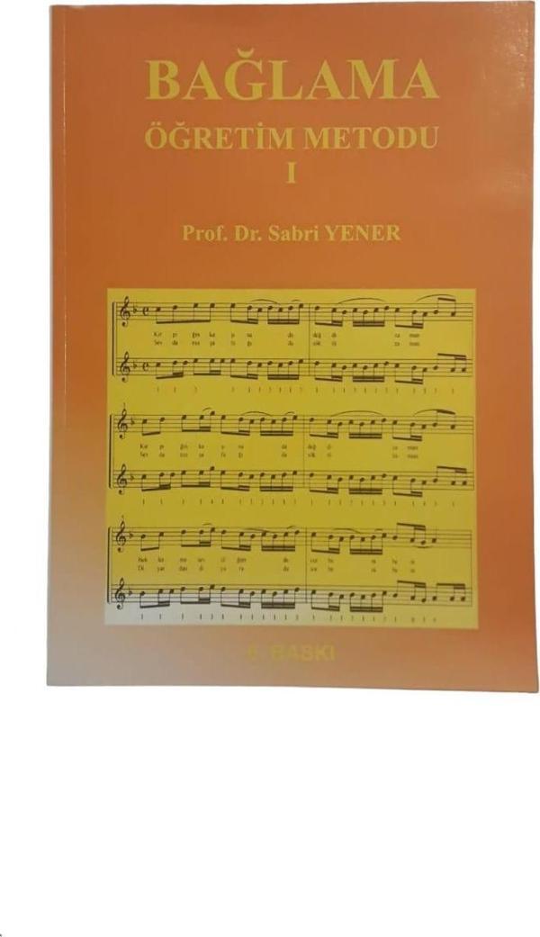 BAĞLAMA ÖĞRETİM METODU 1 SABRİ YENER - Image 1