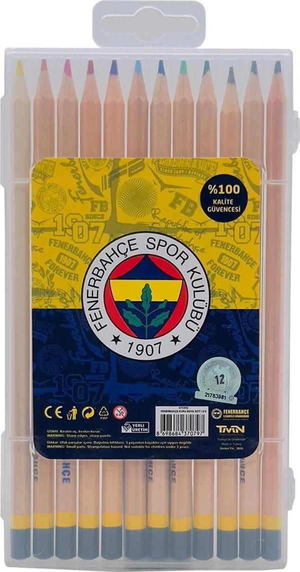 Fenerbahçe Orijinal Lisanslı Kurşun Boya Kalem Seti - Image 1