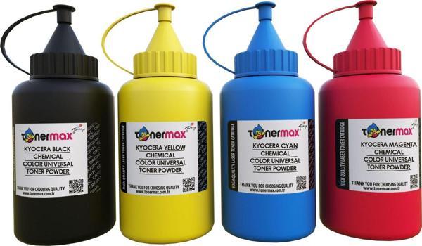 Kyocera Renkli Toner Tozu - Universal CMYK Set  500GR Şişe - Image 1