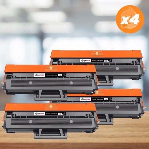Samsung MLT-D111L Muadil Toner 4'lü Paket / Xpress M2020 / M2022 / M2070 Yüksek Kapasiteli - Image 1