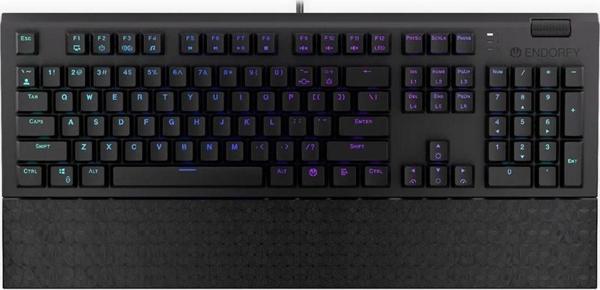 Endorfy Omnis Kailh Red Switch ARGB İngilizce Mekanik Kablolu Siyah Gaming Klavye (EY5A030) - Image 1