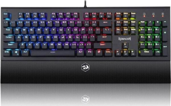 Redragon Aryaman K569Rgb Red Switch Mekanik Türkçe Kablolu Gaming Klavye - Image 1