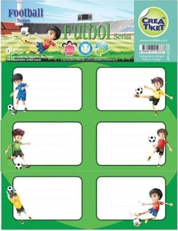 Crea-Tiket Okul Etiketi Futbol Mini - Image 1