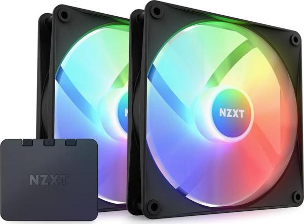 NZXT F140 RGB Core Siyah 2x140 mm Fan RF-C14DF-B1 (İkili Fan) - Image 1