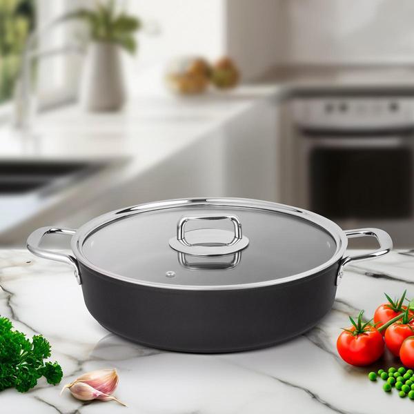 Aryıldız Atlanta Black Kısa Tencere 30 cm - Image 1