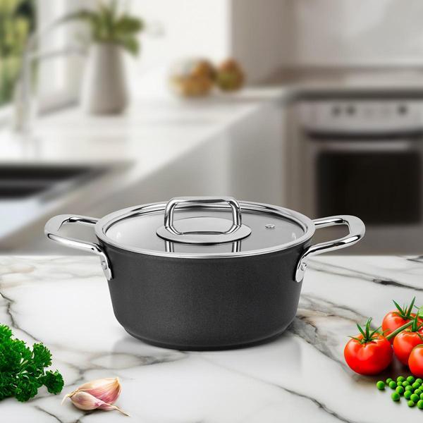 Aryıldız Atlanta Black Tencere 18 cm - Image 1