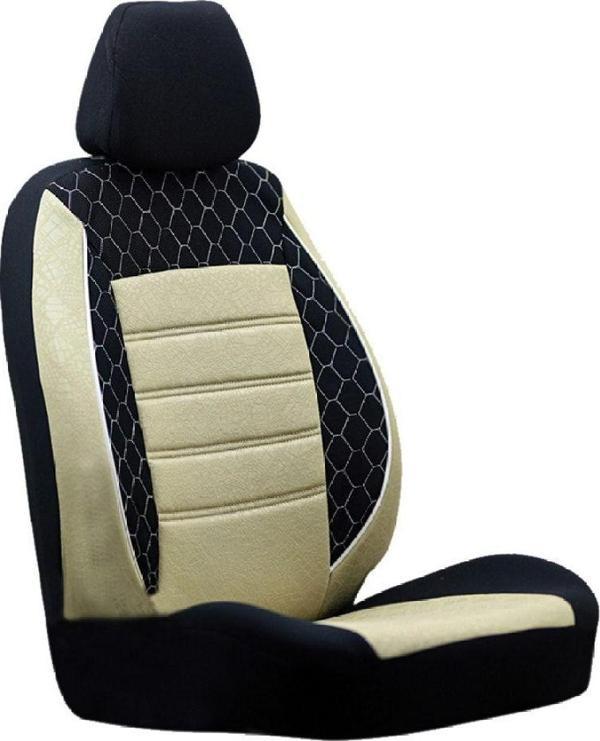 SMRAUTOACCESSORY Chevrolet Captiva Oto Koltuk Kilifi Gof Bej-Beyaz - Image 1