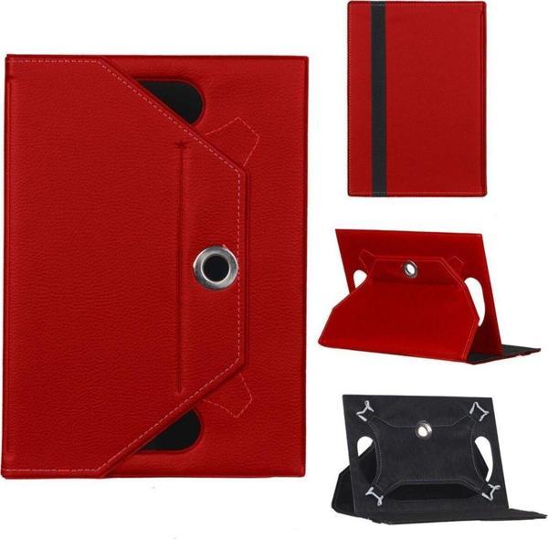 Türk Tablet  Vorcom Sx Pro Universal Standlı Tablet Kılıfı Kırmızı - Image 1