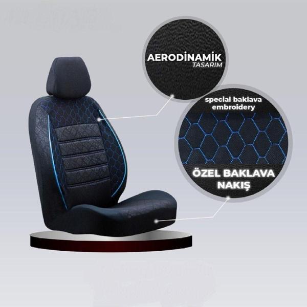 SMRAUTOACCESSORY Volkswagen Amarok Uyumlu Oto Koltuk Kilif - Image 1