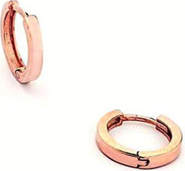 gümüş rose minimal halka çift küpe - Image 1