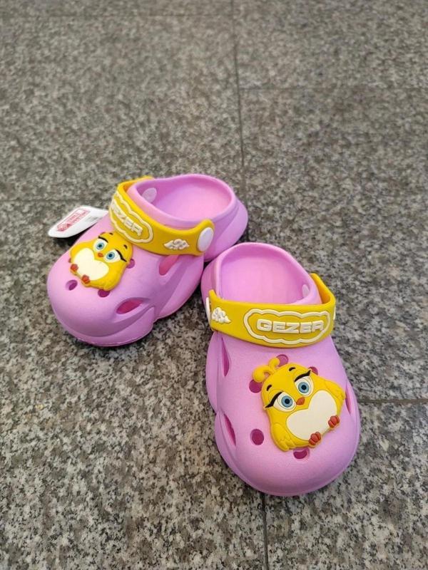 Gezer Kaydırmaz Taban Kız Çocuk Terlik Pembe - Image 1