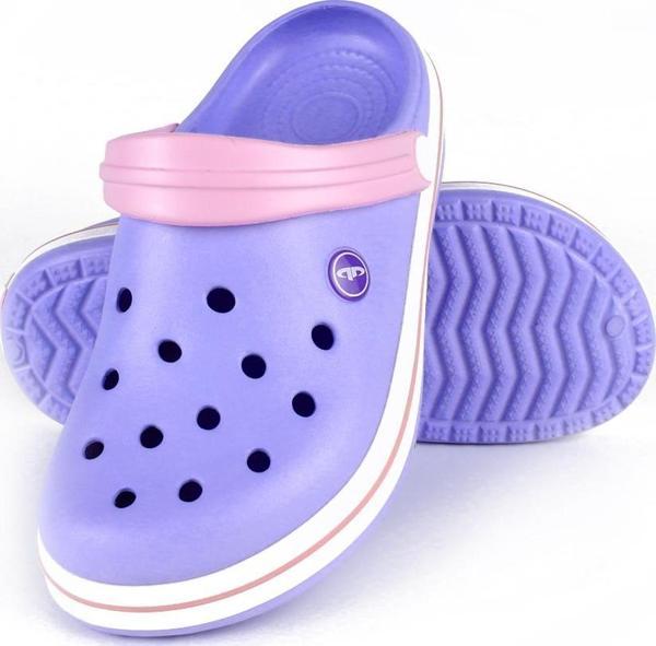 Akınal Bella Unisex Sabo Terlik Hastane Terliği Lila-Pembe - Image 1