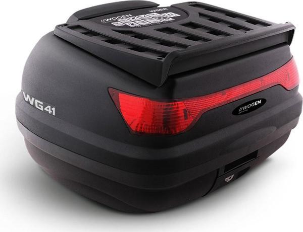 Wogen Motosiklet Arka Çanta 41L Su Geçirmez Siyah - Image 1