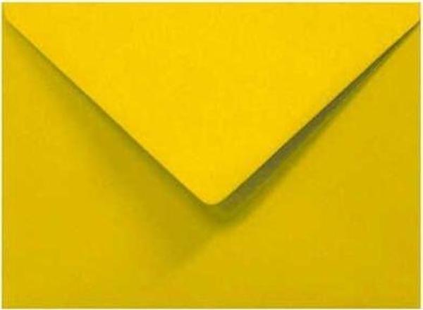 Doğan Kartvizit Zarfı 70x90 mm 80 gr Tutkallı Sarı - Image 1