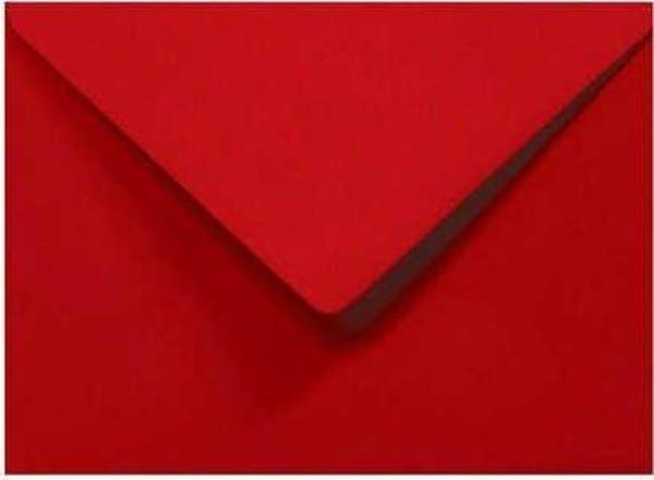 Doğan Kartvizit Zarfı 70x90 mm 80 gr Tutkallı Kırmızı - Image 1