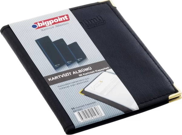 Bigpoint BP150 Kartvizitlik Albümü Suni Deri (96 lı) - Image 1