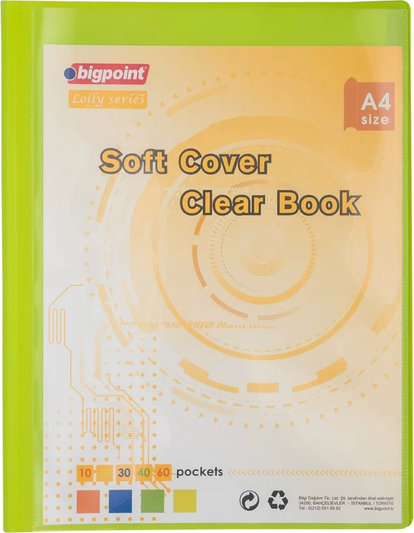 Bigpoint Lolly Serisi Soft Sunum Dosyası Cepli 10'lu Yeşil - Image 1