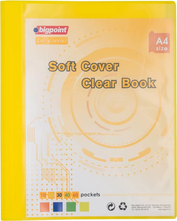 Bigpoint Lolly Serisi Soft Sunum Dosyası Cepli 20'li Sarı - Image 1