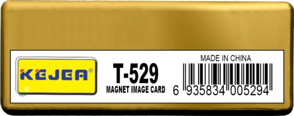 KEJEA T-529G MIKNATISLI İSİMLİK ALTIN - 78X22MM - 25ADET - Image 1