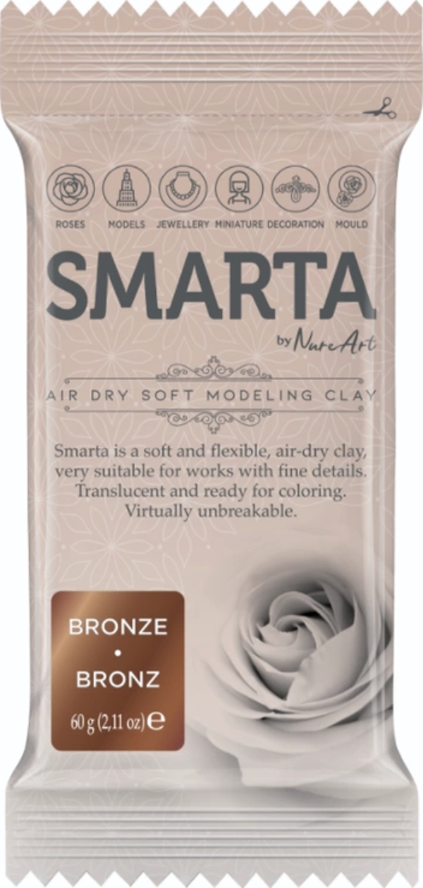 SMARTA HAVA İLE KURUYAN MODELLEME HAMURU 31 METALİK BRONZ 60gr - Image 1