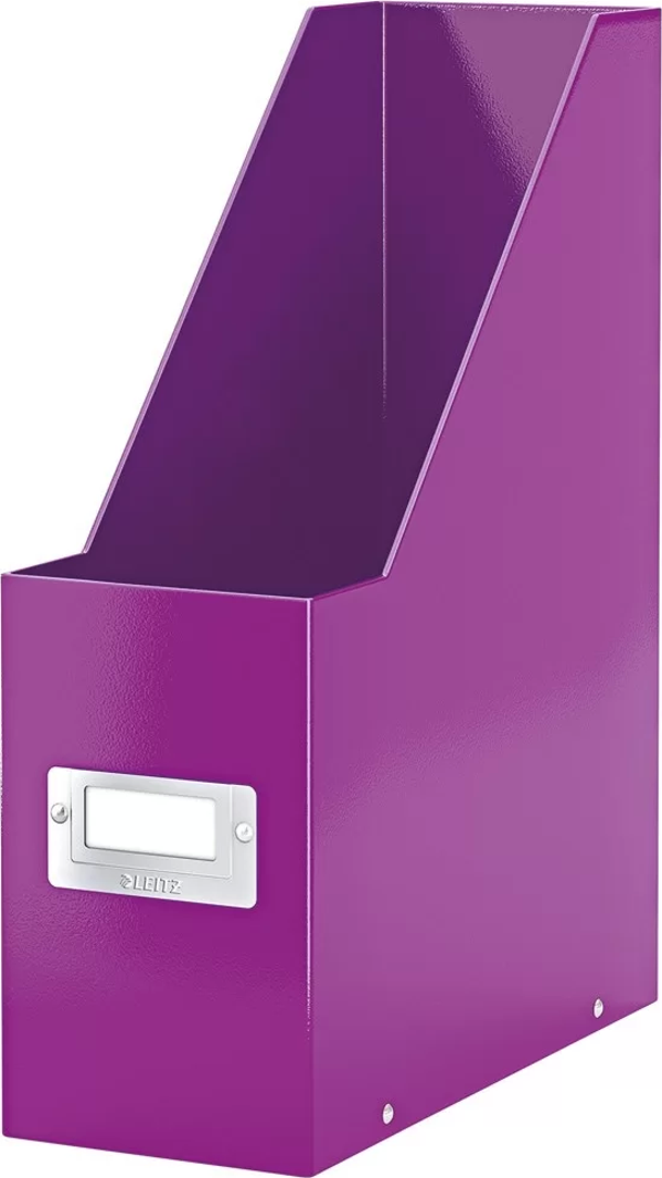 Leitz 6047 Magazinlik Kutu Klasör WOW Metalik Mor - Image 1