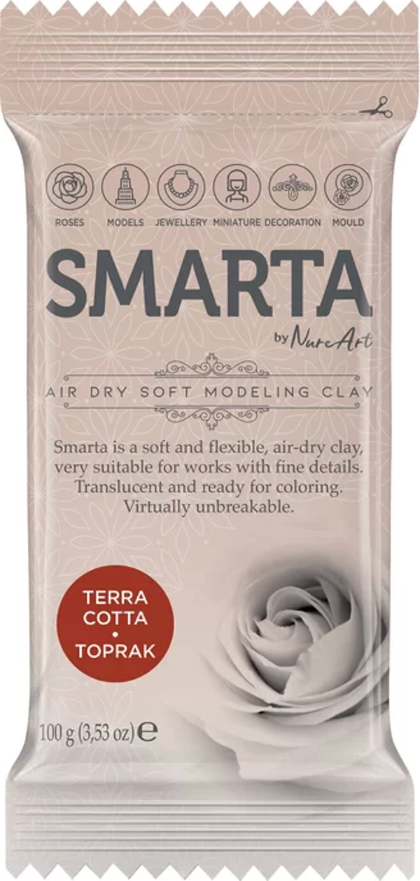 SMARTA HAVA İLE KURUYAN MODELLEME HAMURU 04 TOPRAK RENGİ 100gr - Image 1
